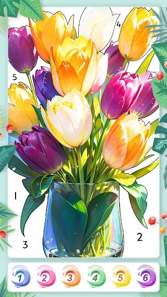 Скачать Season Summer Coloring Games на Android — Все раскраски открыты — скриншот 4