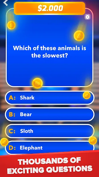 Скачать взломанную Millionaire - Quiz & Trivia — Бесплатные подсказки — скриншот 1