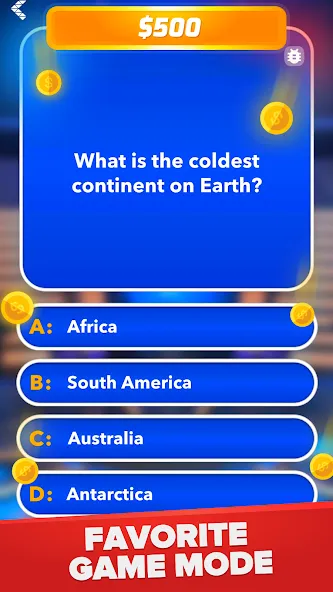 Скачать взломанную Millionaire - Quiz & Trivia — Бесплатные подсказки — скриншот 4