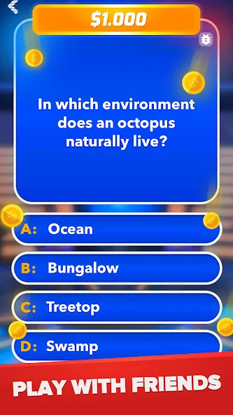 Скачать взломанную Millionaire - Quiz & Trivia — Бесплатные подсказки — скриншот 5