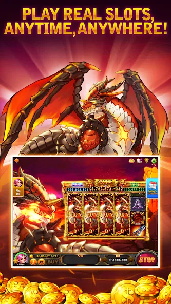 Скачать Cash Bay Casino - Slots game MOD APK — Много денег — скриншот 1