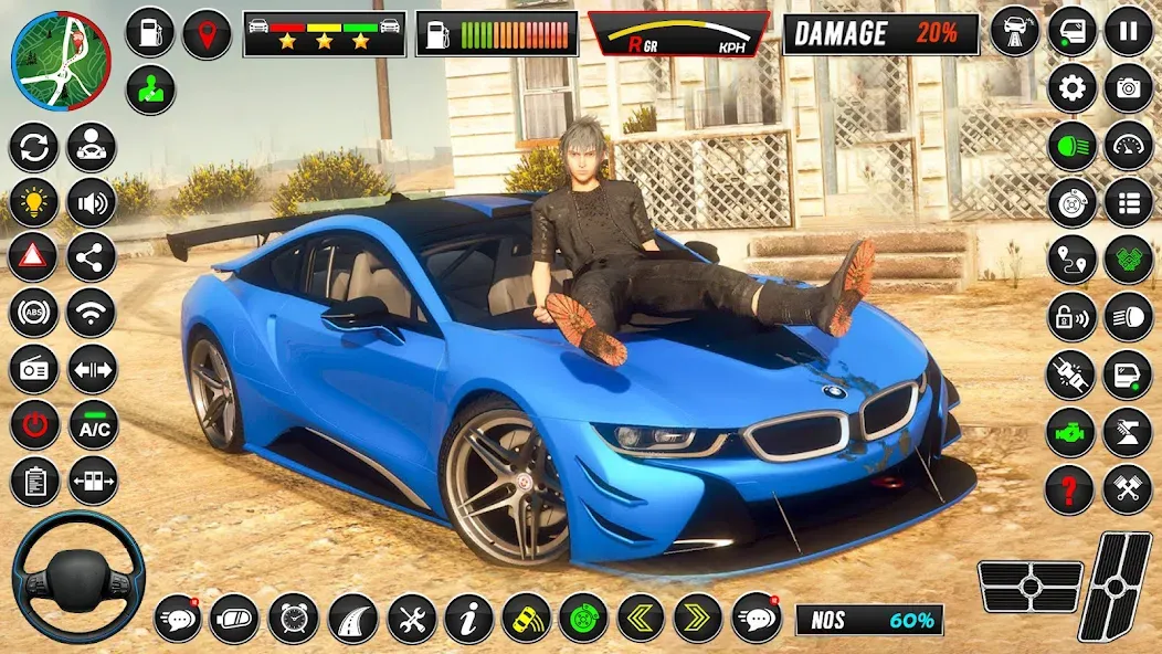 Real Car Parking Hard Car Game на Андроид — Мод Много денег — скриншот 1 Real Car Parking Hard Car Game на Андроид — Мод Много денег — скриншот 1
