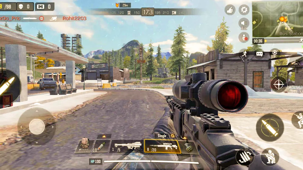 Cover Target: Offline Sniper Mod APK Много денег — Скачать на Андроид — скриншот 2