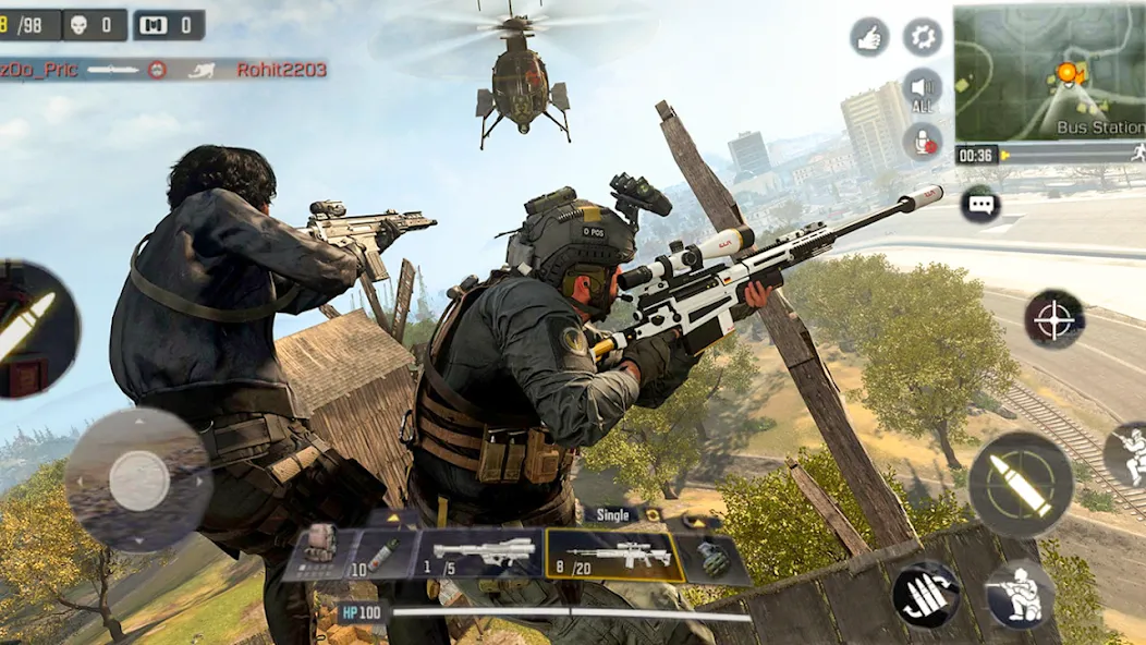 Cover Target: Offline Sniper Mod APK Много денег — Скачать на Андроид — скриншот 3