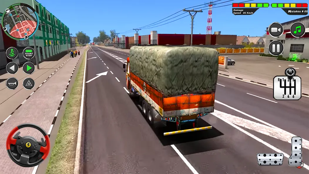 Indian Heavy Truck Delivery 3D — Мод: Много денег — скриншот 2