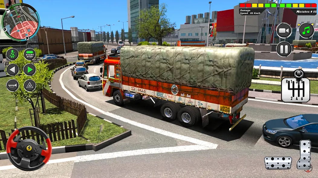 Indian Heavy Truck Delivery 3D — Мод: Много денег — скриншот 4