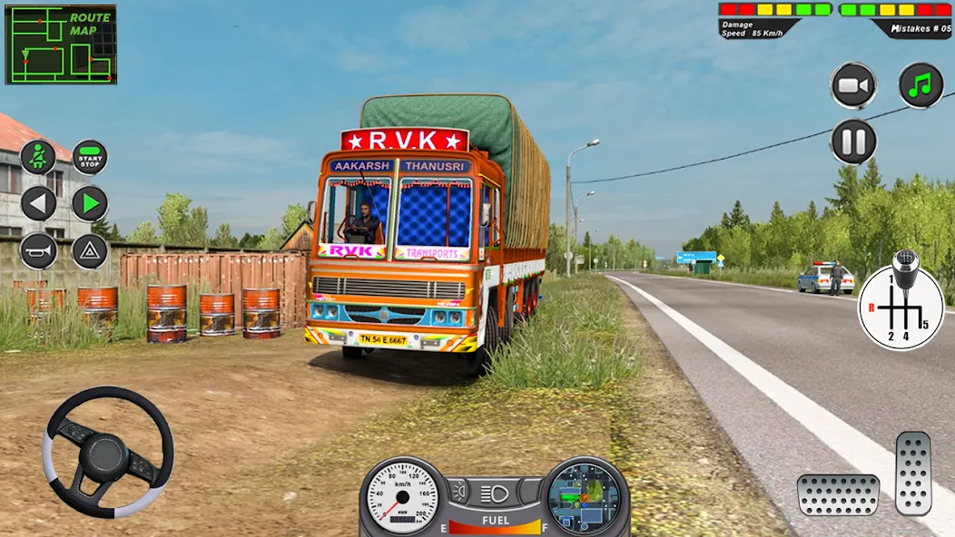 Indian Heavy Truck Delivery 3D — Мод: Много денег — скриншот 5