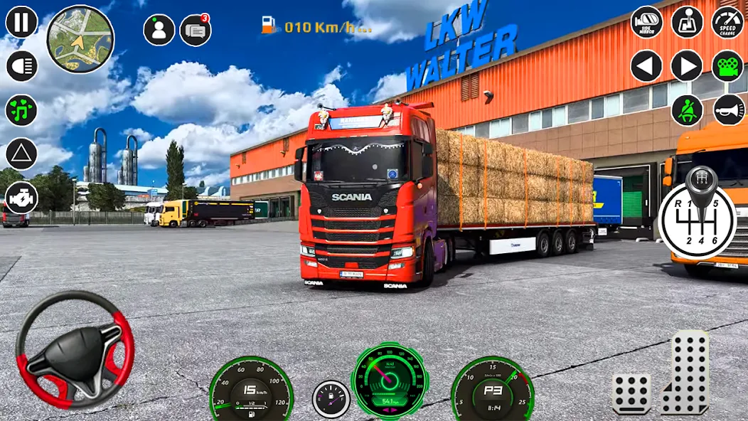 Скачать American Cargo City Driving 3D MOD APK — Много денег — скриншот 1
