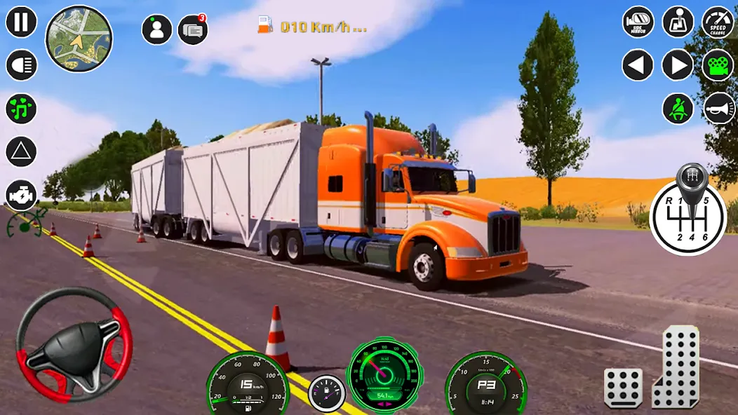 Скачать American Cargo City Driving 3D MOD APK — Много денег — скриншот 2