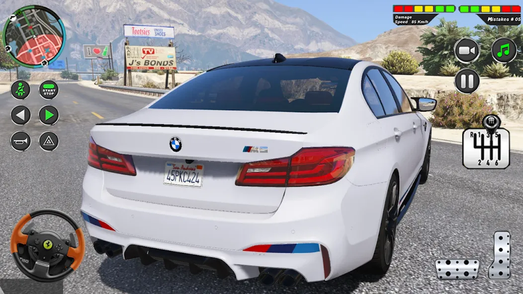 Взлом Modern Car Advance Driving 3D — Много денег — скриншот 5