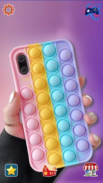 Скачать взломанную Pop it Fidget: ASMR Antistress — Все попытки разблокированы — скриншот 5