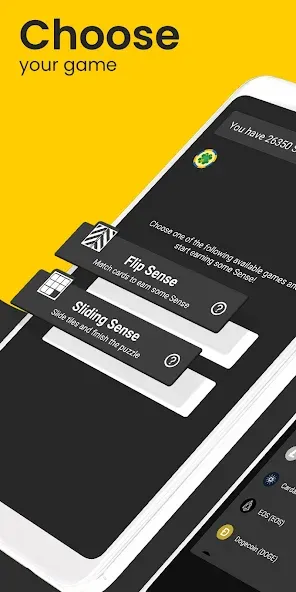 Crypto Sense - Earn Rewards Mod APK Много денег и крипты — Скачать на Андроид — скриншот 1