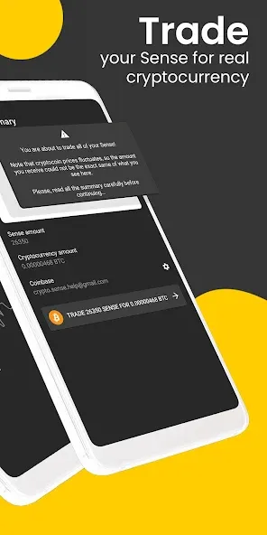 Crypto Sense - Earn Rewards Mod APK Много денег и крипты — Скачать на Андроид — скриншот 5