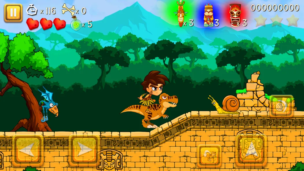 Super Warrior Dino Adventures — Взломанная версия (Много денег и бессмертие) — скриншот 3 Super Warrior Dino Adventures — Взломанная версия (Много денег и бессмертие) — скриншот 3