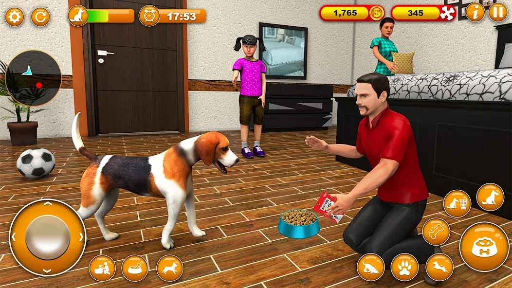 Скачать Pet Dog Family Adventure Games MOD APK — Много денег — скриншот 3
