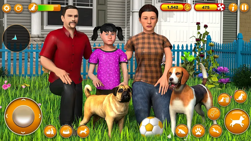 Скачать Pet Dog Family Adventure Games MOD APK — Много денег — скриншот 5