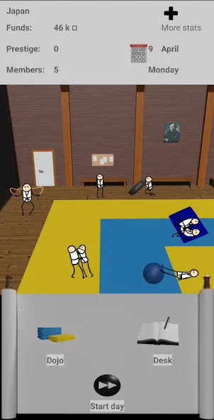 Взлом My Judo Dojo — Много денег — скриншот 3