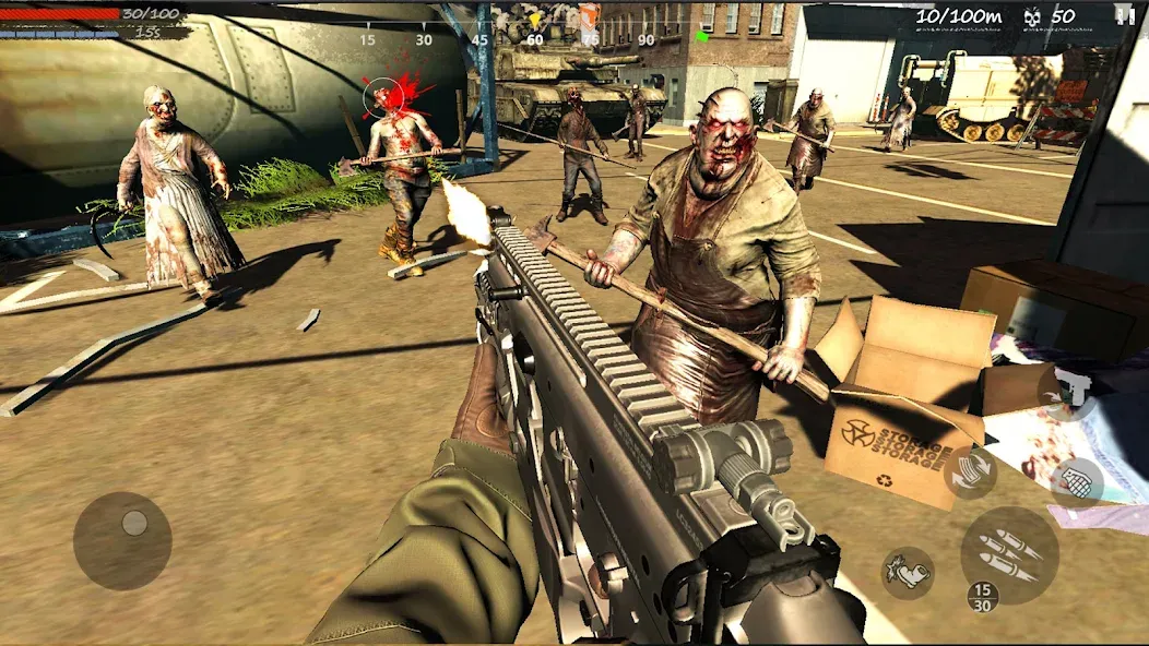 Скачать Zombie Game:Trigger Survivor (Мод: Много денег и бессмертие) на Андроид — скриншот 2 Скачать Zombie Game:Trigger Survivor (Мод: Много денег и бессмертие) на Андроид — скриншот 2