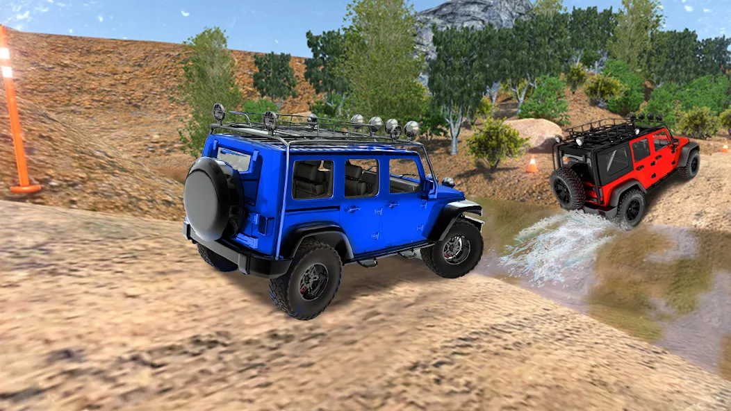 Взломанная 4X4 Offroad SUV Driving Games на Андроид — Много денег — скриншот 1