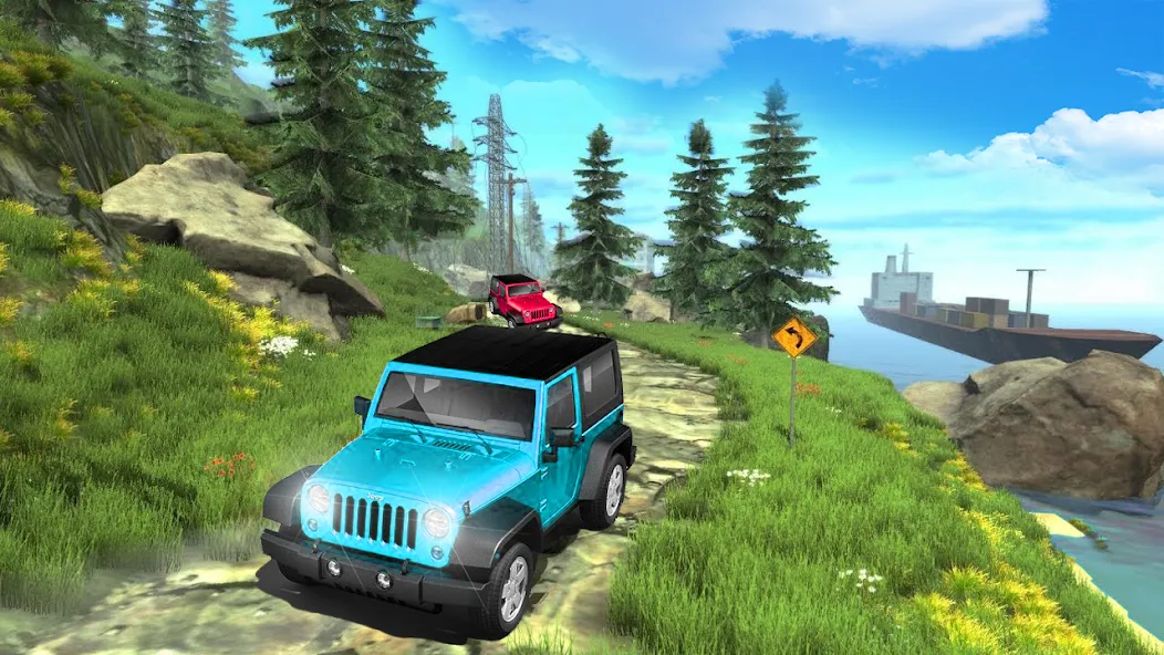 Взломанная 4X4 Offroad SUV Driving Games на Андроид — Много денег — скриншот 3