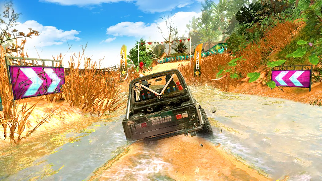 Взломанная 4X4 Offroad SUV Driving Games на Андроид — Много денег — скриншот 4