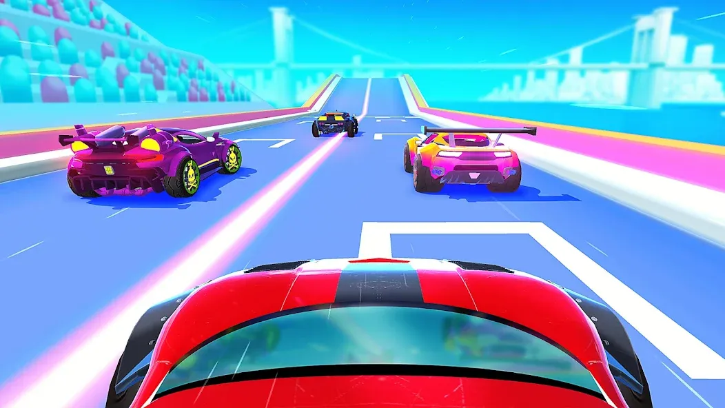 Скачать SUP Multiplayer Racing Games (Мод: Много денег) на Андроид — скриншот 1