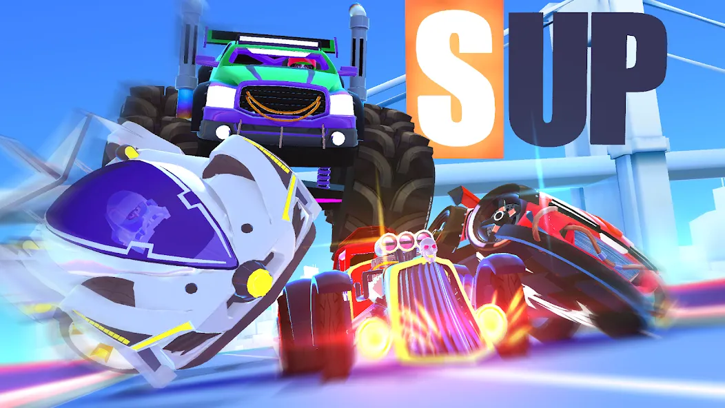 Скачать SUP Multiplayer Racing Games (Мод: Много денег) на Андроид — скриншот 5