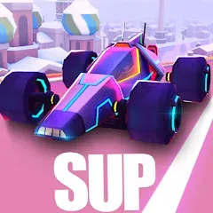 Скачать SUP Multiplayer Racing Games (Мод: Много денег) на Андроид