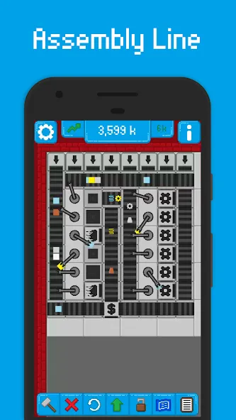 Assembly Line MOD APK — Много денег — скриншот 1