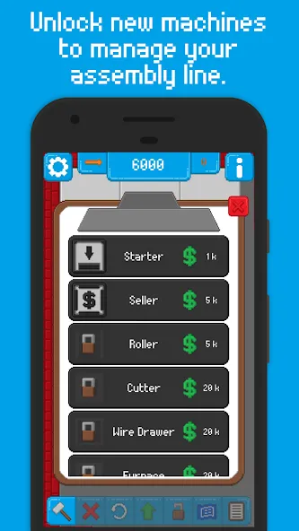 Assembly Line MOD APK — Много денег — скриншот 3