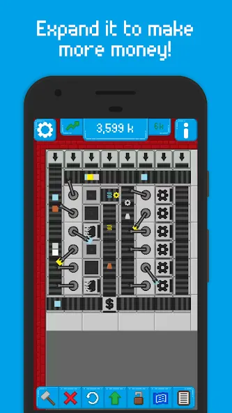 Assembly Line MOD APK — Много денег — скриншот 4