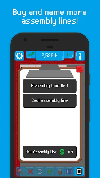 Assembly Line MOD APK — Много денег — скриншот 5