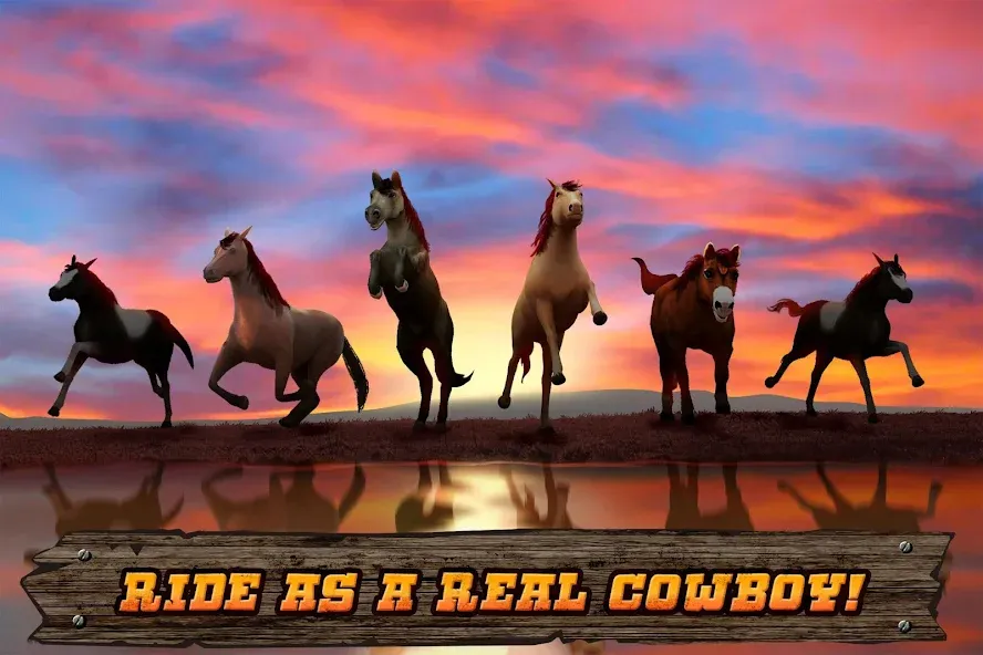 Взломанная Cowboys Horse Racing Derby на Андроид — Много денег — скриншот 5