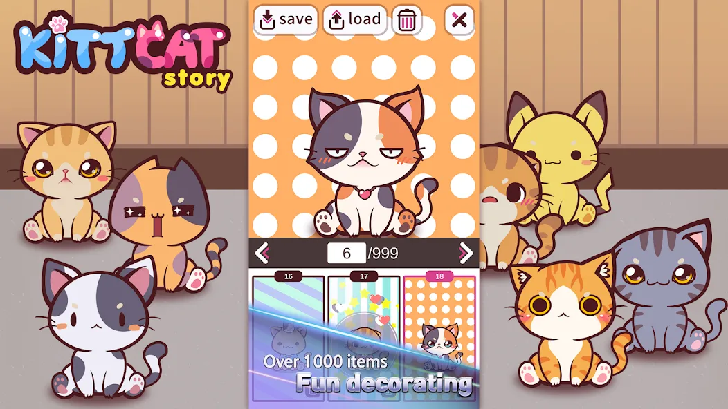 Скачать KittCat Story : Cat Maker на телефон — Много денег — скриншот 4