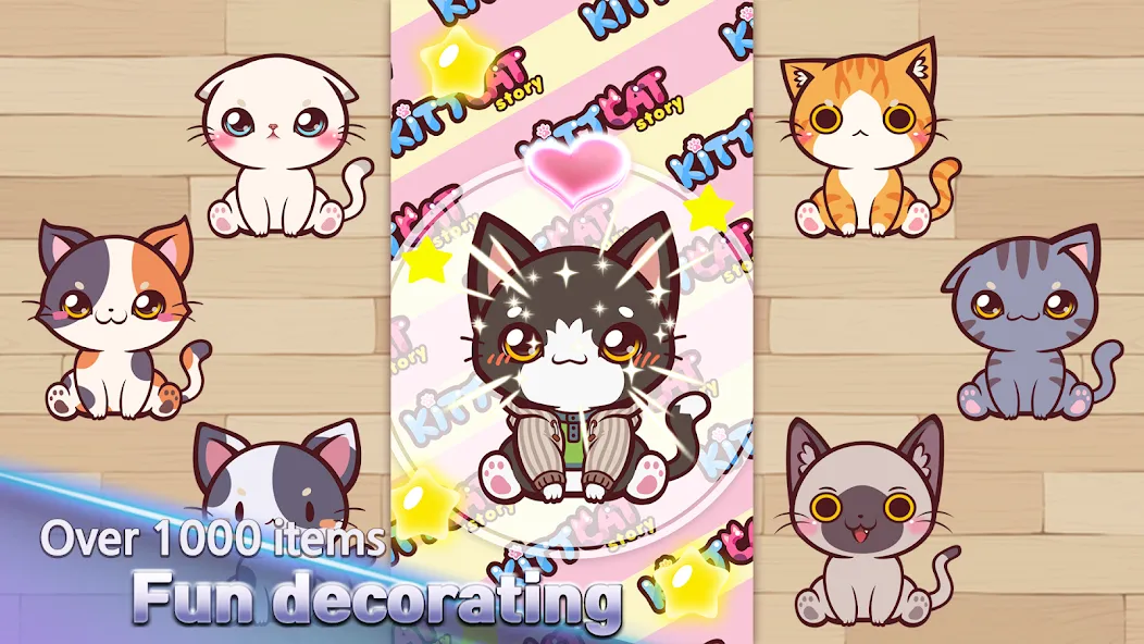 Скачать KittCat Story : Cat Maker на телефон — Много денег — скриншот 5