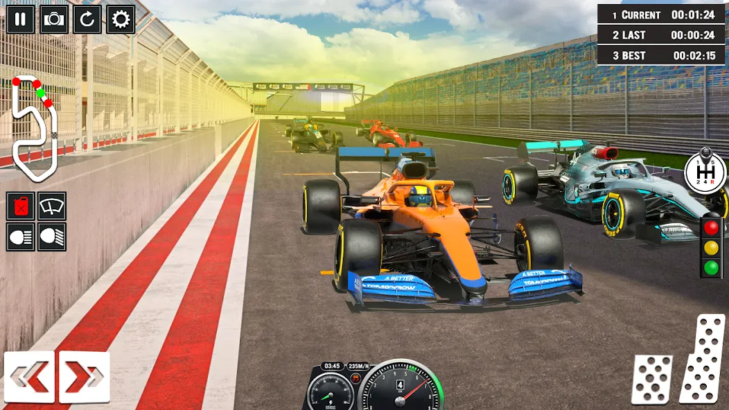 Скачать Formula Racing Car Racing Game — Много денег — скриншот 1