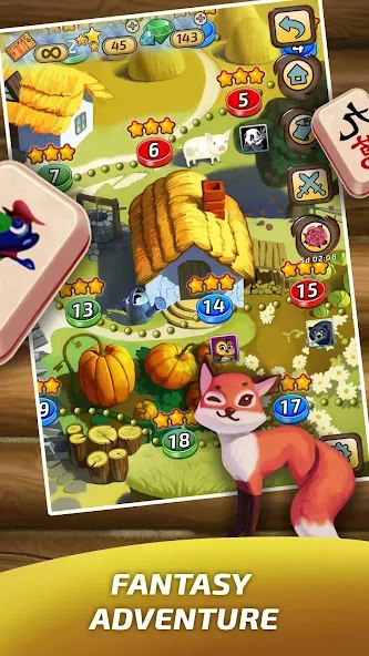 Скачать Mahjong Village с модом — Много денег — скриншот 2