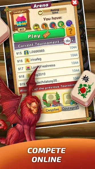 Скачать Mahjong Village с модом — Много денег — скриншот 5