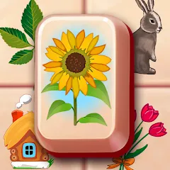 Скачать Mahjong Village с модом — Много денег