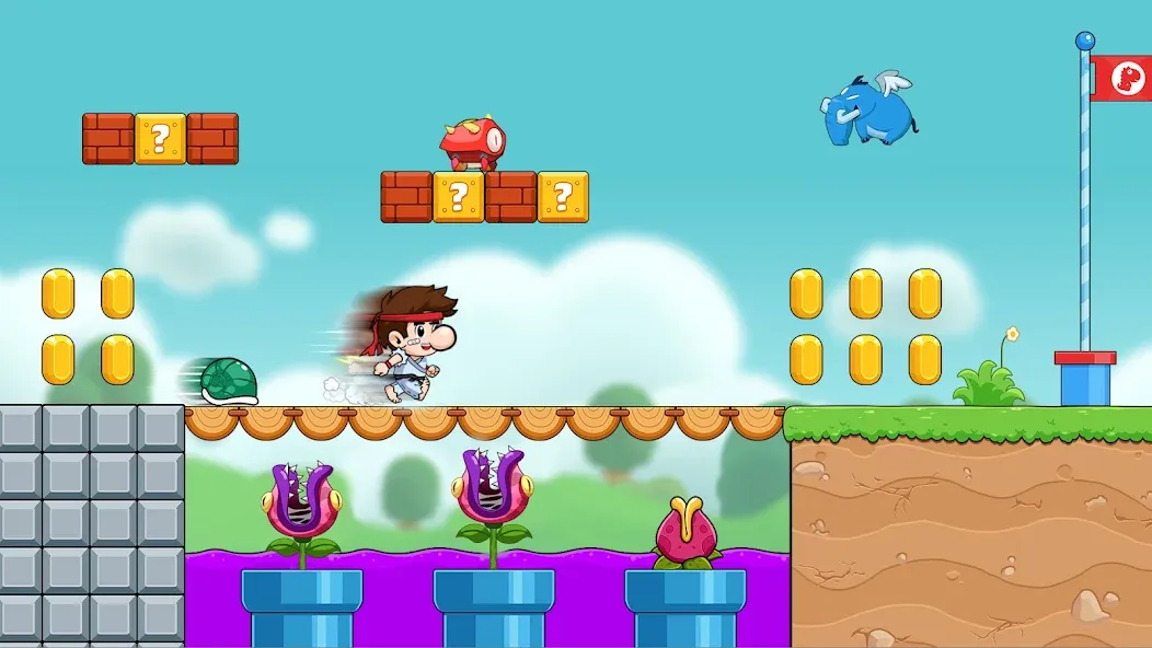 Скачать Bean's World Super: Run Games на Андроид — Много денег — скриншот 4
