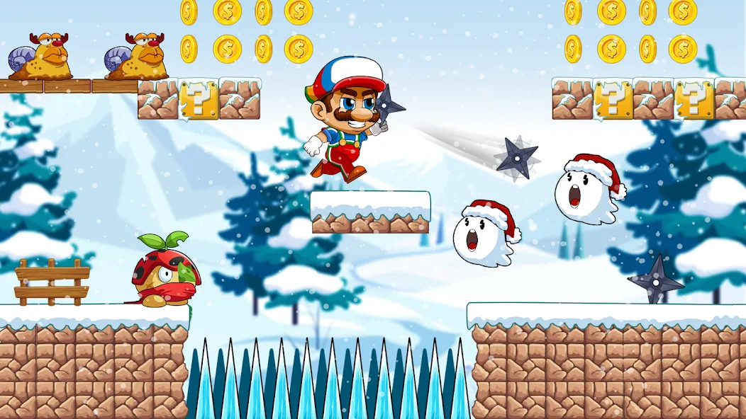 Скачать Super Bean Bros: Running Games — Модификация Много денег и кристаллов — скриншот 4