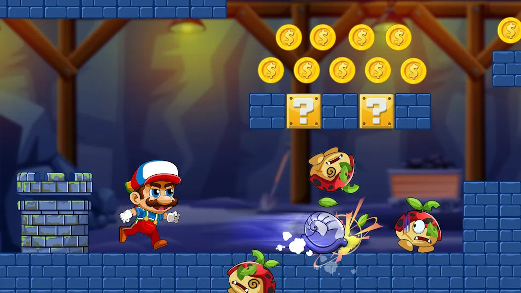 Скачать Super Bean Bros: Running Games — Модификация Много денег и кристаллов — скриншот 5