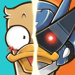 Merge Duck 2: Idle RPG MOD APK на Android — Много денег