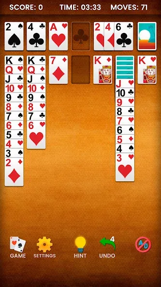 Скачать Klondike Solitaire на телефон — Много денег — скриншот 5