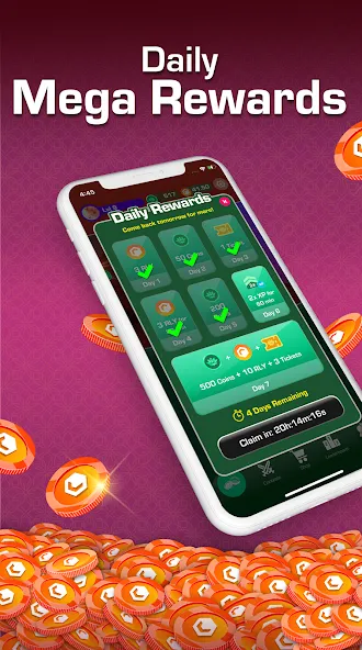 Скачать Carrom Blitz: Win Rewards на телефон — Много денег и бесконечные монеты — скриншот 4