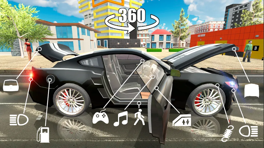 Car Simulator 2 — Много денег — скриншот 1