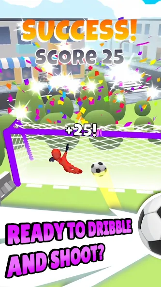 Скачать взлом Crazy Kick! Fun Football game на Андроид — Много денег и без рекламы — скриншот 2
