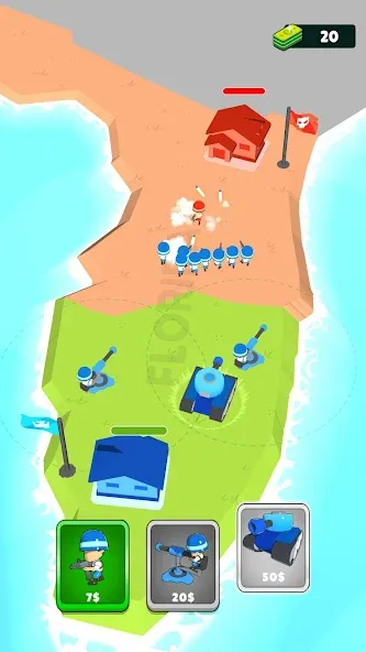 Взлом Draw Army: State Survivor — Много денег — скриншот 1