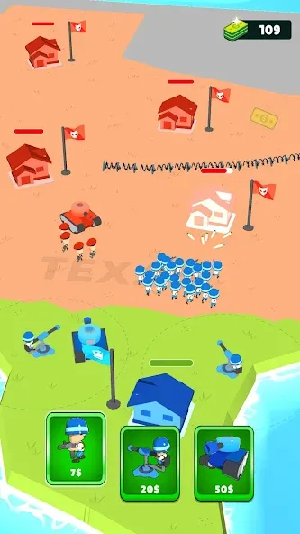 Взлом Draw Army: State Survivor — Много денег — скриншот 2
