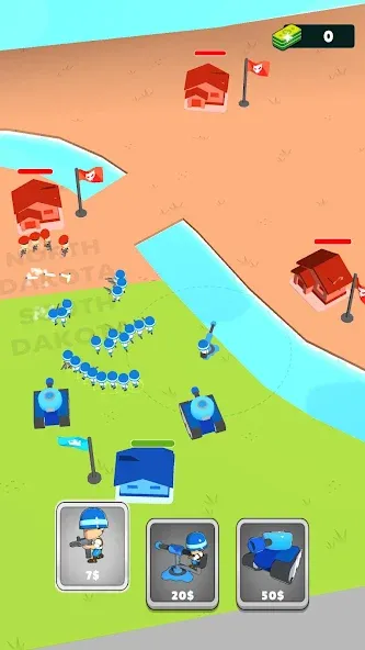Взлом Draw Army: State Survivor — Много денег — скриншот 3